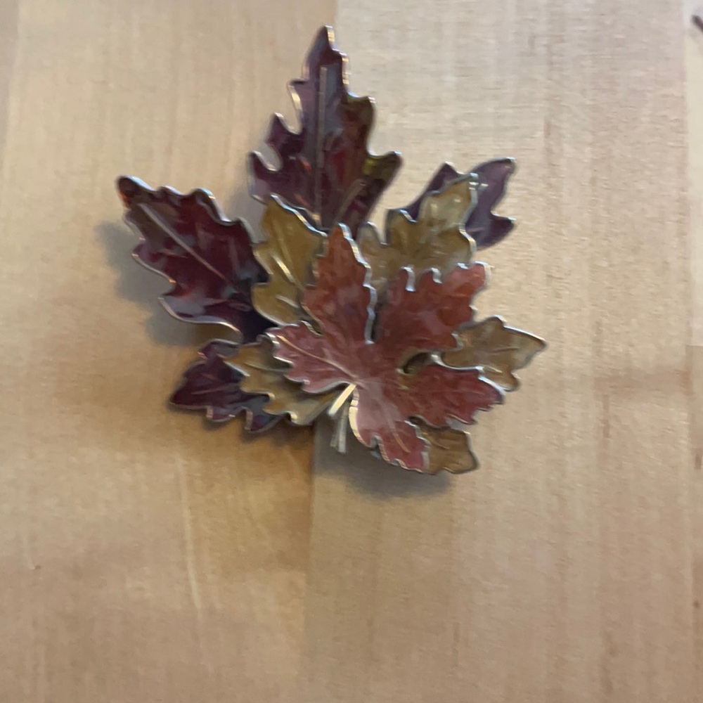 Leaf brooch